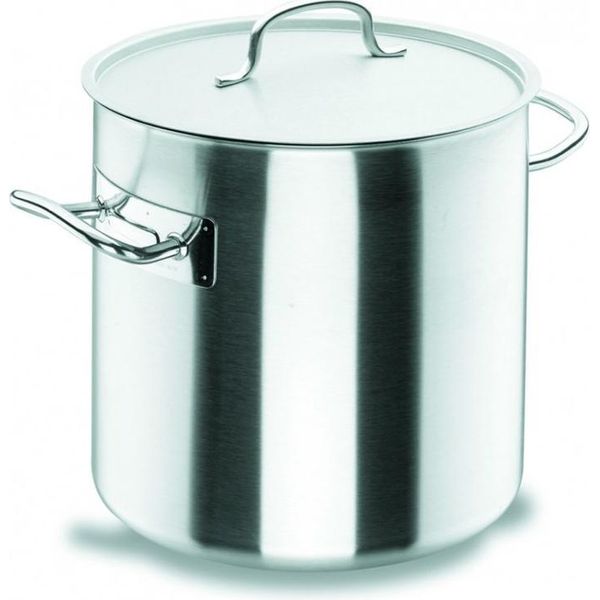Gastronomia In Acciaio Inox Da 28 Cm + Coperchio Lacor 50128-image