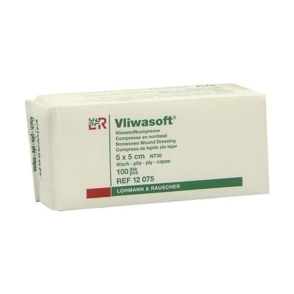 Compresse In Tessuto Non Tessuto Vliwasoft Non Sterili 5X5 Cm 4L. 100 Pz-image
