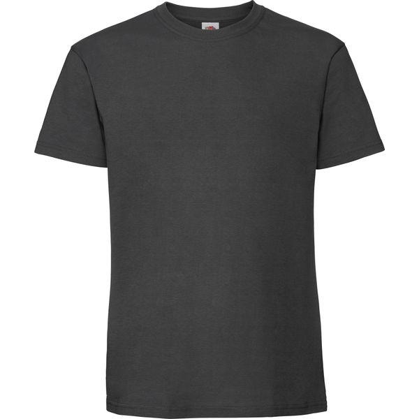 Maglietta Fruit Of The Loom Premium Uomo RW5974 (Xl) (Light Graphite)-image
