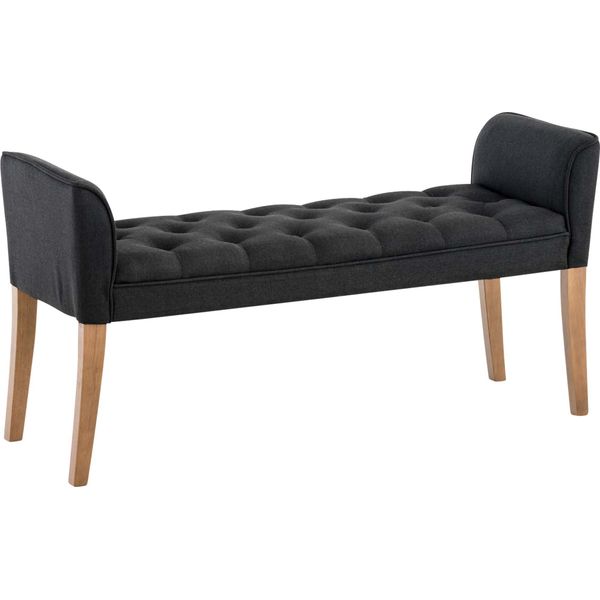 Clp Chaise Longue Cleopatra Struttura In Legno Di Caucciù, Grigio Scuro Antico Chiaro-image