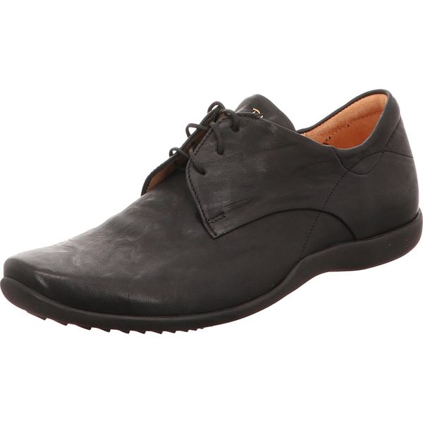 Think Stone Scarpe Da Uomo - Scarpe Basse Eleganti - Scarpe Stringate Nere Nuovo-image