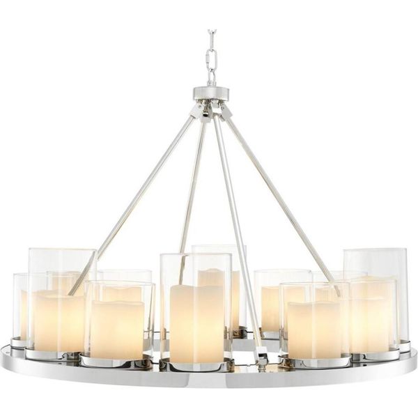 Lampadario Casa Padrino In Argento 90 X H. 65 Cm - Hotel Restaurant Collection-image