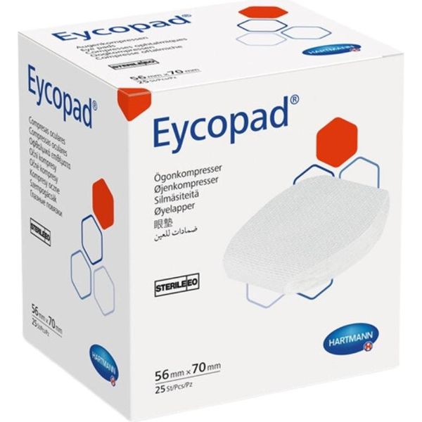 Hartmann Eycopad® Compresse Oculari, Sterili 70 X 85 Mm - 50 Pezzi | Confezione (50 Pezzi)-image