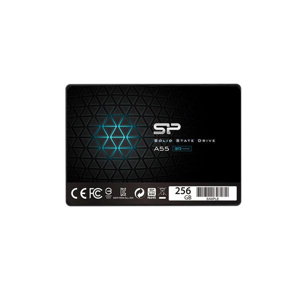 Silicon Power | A55 | 256 Gb | Formato Ssd Da 2,5" | Interfaccia Ssd Sata | Velocità Di Lettura 550 Mb/S | Velocità Di Scrittura 450 Mb/S"-image