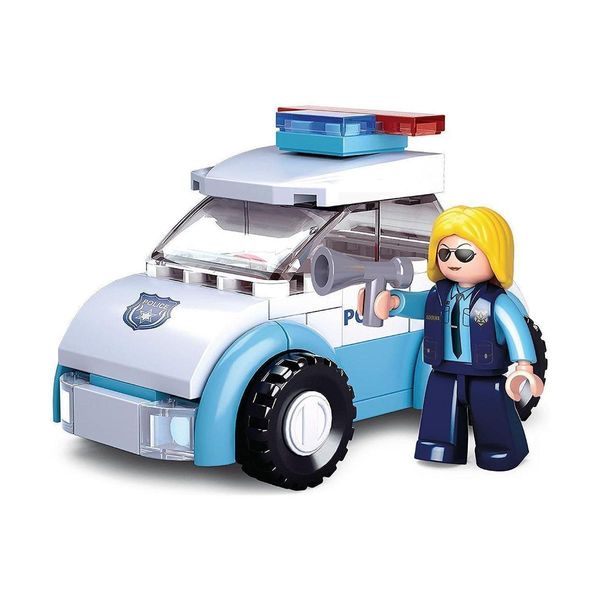 Sluban Girls Dream Holidays M38-B0600B Poliziotta Con Automobile-image