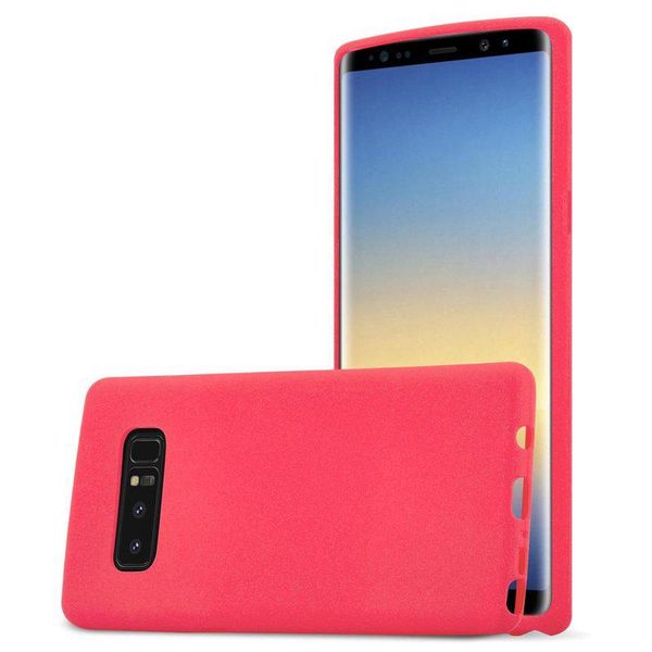 Cadorabo Custodia Protettiva Per Samsung Galaxy Note 8 Custodia In Rosso Telefono Cellulare Tpu Etui Cover Case-image