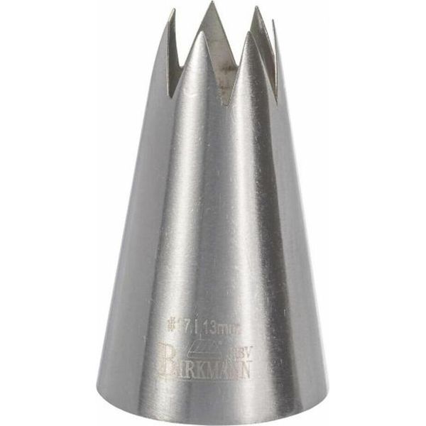 Birkmann Beccuccio A Stella #17, Beccuccio Per Tubature, Beccuccio Per Guarnizioni, Accessorio Da Forno, Acciaio Inox, Ø 1,3 Cm, 411241-image