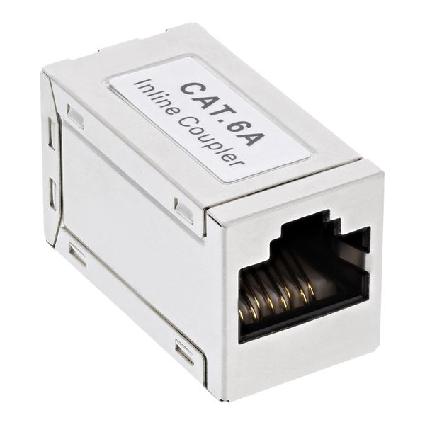 Inline® 69990C Patchkabelkupplung Cat.6A, 2X RJ45 Buchse, Geschirmt-image