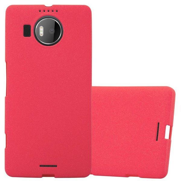 Cadorabo Custodia Protettiva Per Nokia Lumia 950 Xl In Rosso Custodia Per Telefono Cellulare Tpu Etui Cover Case-image