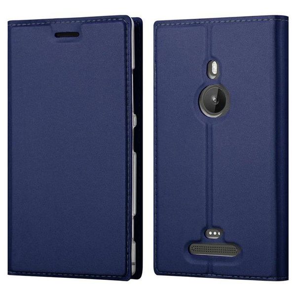 Cadorabo Custodia Per Cellulare Per Nokia Lumia 925 Custodia Protettiva In Blu Cover Etui Book Case Booklet-image
