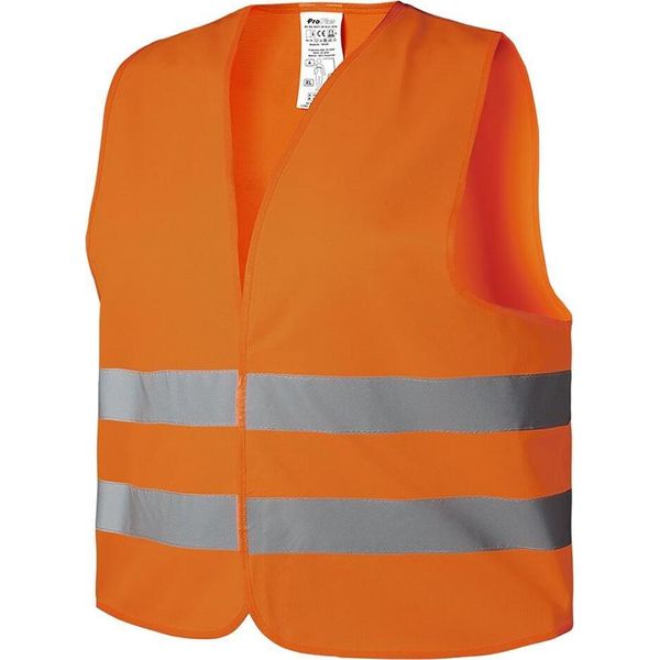 Iwh 453503 Gilet Di Protezione/Avviso Iwh, Din En 471, Poliestere, Arancione-image