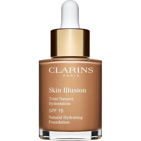 Clarins Skin Illusion Fondotinta Liquido Idratante Naturale Con Spf 15, 114 Cappuccino, 30 Ml-image