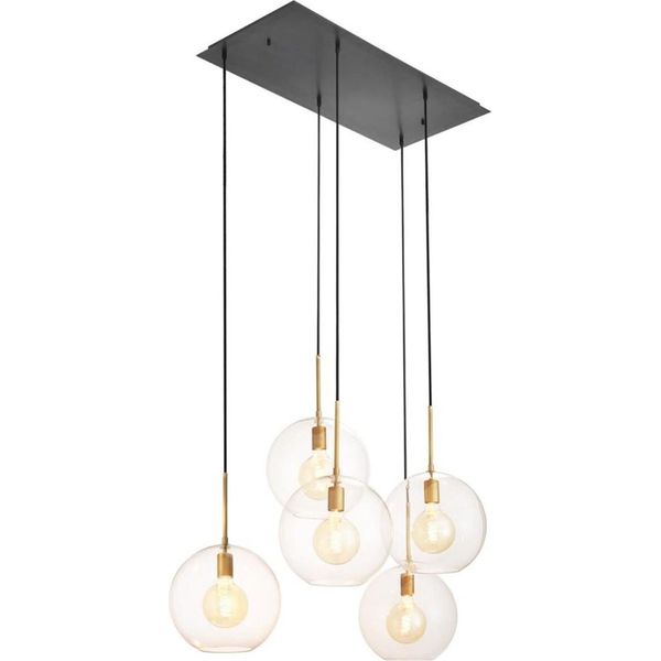 Casa Padrino Lampadario In Ottone Antico/Bronzo 110 X 55 X H. 160 Cm - Qualità Lusso-image