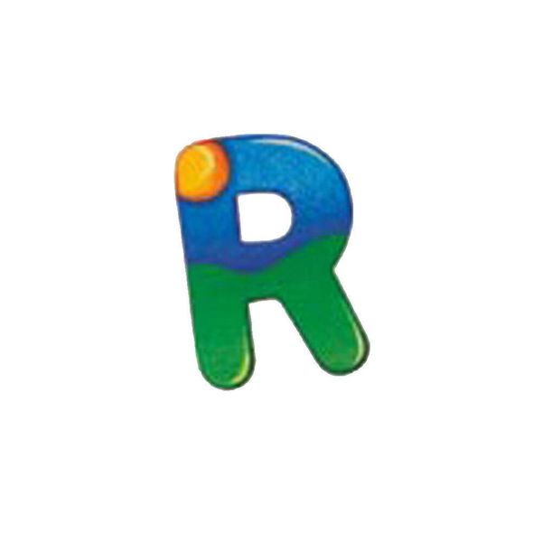 Selecta Spielzeug Alphabet R, Buchstabe, Kinderzimmer Deko, Holzspielzeug, Holz, 8 Cm, 60918-image