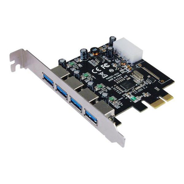 Longshine LCS-6380-4 Longshine Usb 3.0 Card Pcie 4*Extern Inkl.Sata Power Kabel Retail-image