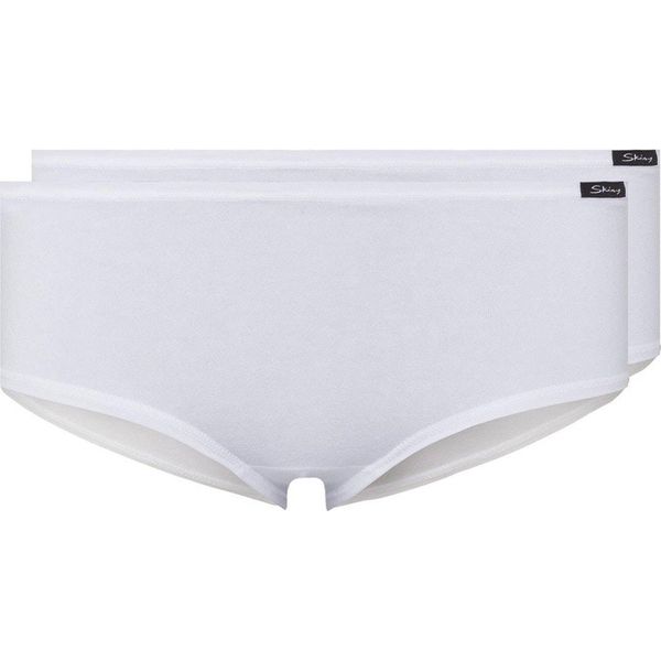 Skiny Mutandine Da Donna, Confezione Da 2 - Slip, Pantaloni, Cotone Elasticizzato, Basic Weiß Xl-image