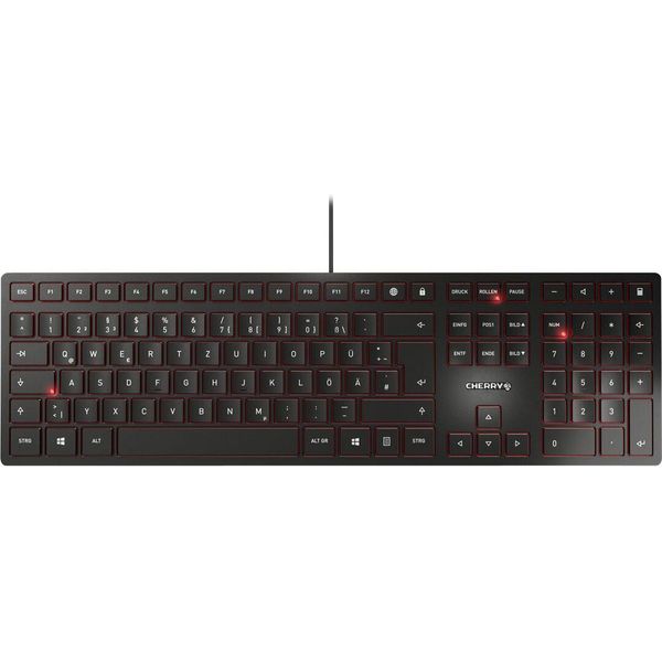 Cherry JK-1600GB-2 Cherry Tas Kc 6000 Slim Corded Gb-Layout Schwarz-image