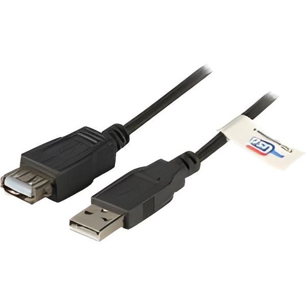 Efb K5220SW.1,8 Efb USB2.0 VerläNgerungskabel A-A,St.-Bu.,1,8M,Sw,Premium-image