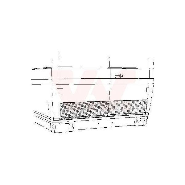 Van Wezel Portellone Posteriore Sinistro/Destro 3050149 Adatto Per MERCEDES-BENZ T2/L Furgone/Station Wagon T2/L Pianale/Telaio T2/L Veicolo Comunale-image