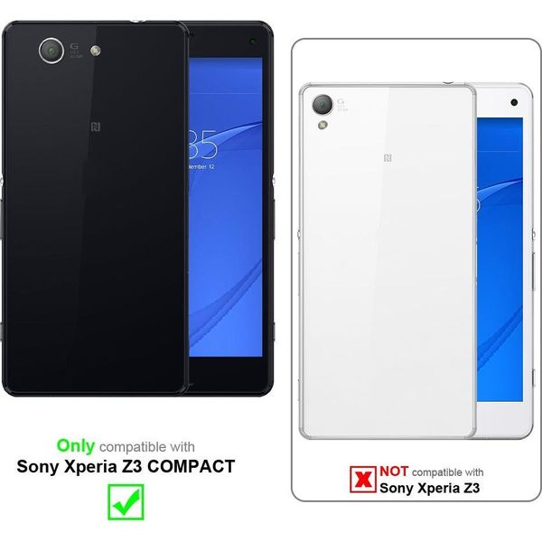Custodia Cadorabo Per Sony Xperia Z3 Compact Custodia Protettiva In Marrone Custodia Flip Per Telefono Cellulare Custodia Cover-image