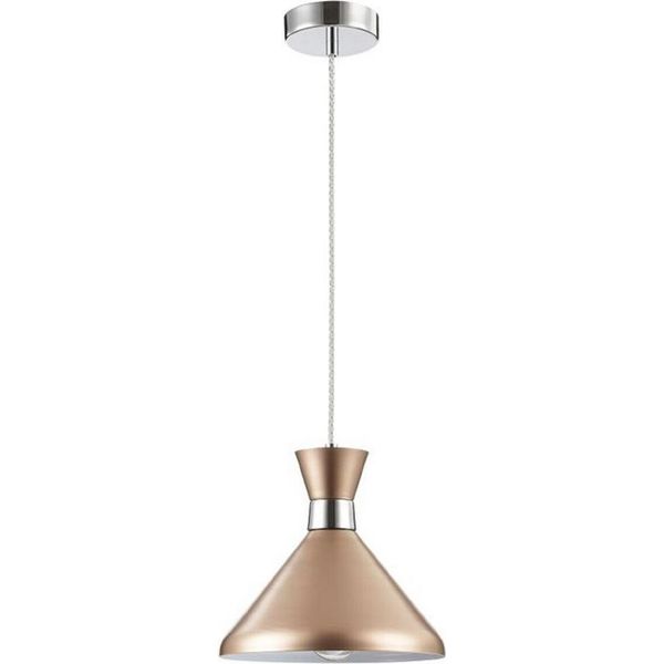 Casa Padrino Lampada A Sospensione Colore Champagne / Argento Ø 22,5 Cm - Lampada Regolabile In Altezza-image