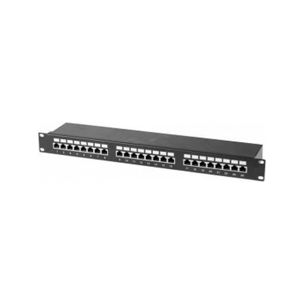 Pannello Patch, Cat 6, 24 Porte, Stp, 1 U, 48,30 Cm (19"), Nero Pannello Patch Cat 6 Con 24 Porte (257310)"-image