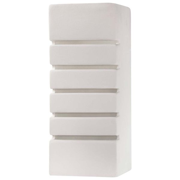 Lampada Da Parete In Ceramica Samir 1Xe27 15W Ceramica/Vetro 26X10.5X10.5Cm Sollux Lighting-image