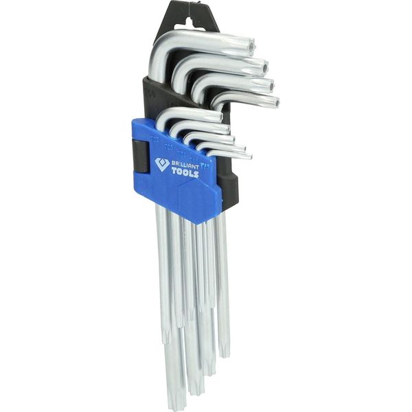 Brilliant Tools Set Di 9 Pezzi Di Chiavi Corte Offset A Profilo Torx® - BT044009-image