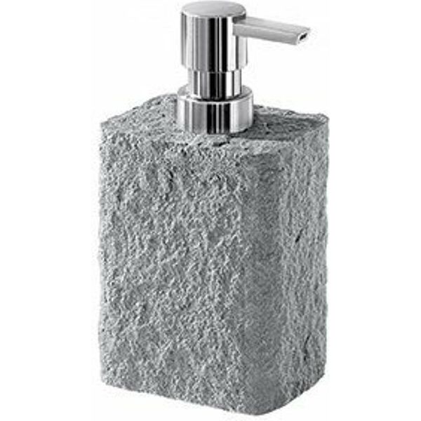 Sapho Gedy Aries - Distributore Di Sapone Da Appoggio, 350 Ml, Pietra Grigia AR8008-image