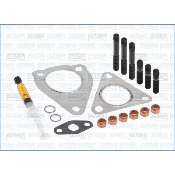 Ajusa JTC11021 Kit Di Installazione Del Turbocompressore Per Vw Golf Iii Cabrio (1E7) Passat Variant (3B5) Passat Variant (3A5, 35I) Passat (3B2) Golf Iii Variant (1H5)-image