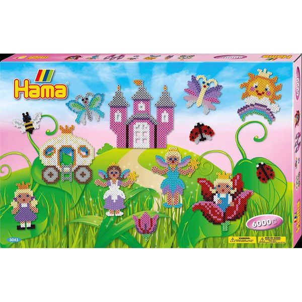 Hama Perline Stirabili Midi "Magia Delle Fate"" Confezione Regalo Da 6.000 Perline Stirabili"-image