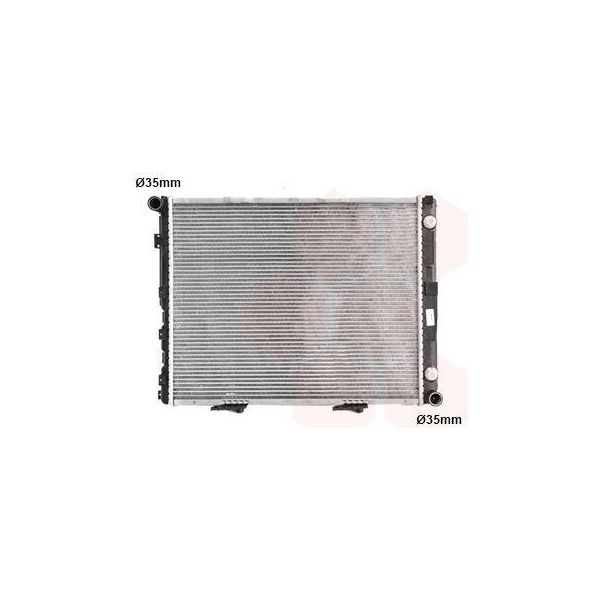 Van Wezel 30002077 Radiatore Raffreddatore Acqua Raffreddatore Motore Adatto A MERCEDES-BENZ Notchback (W124) W124 Estate (S124) Classe E Berlina (W124)-image