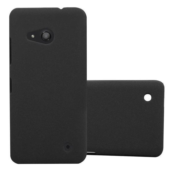 Cadorabo Custodia Protettiva Per Nokia Lumia 550 In Nero Custodia Rigida Per Telefono Cellulare Cover-image
