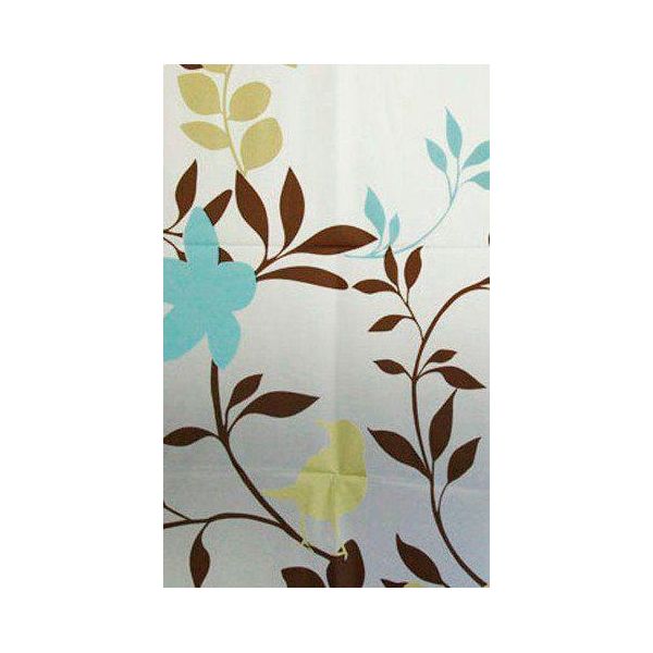 Tenda Da Doccia 180X180Cm, Vinile, Floreale (ZV012)-image