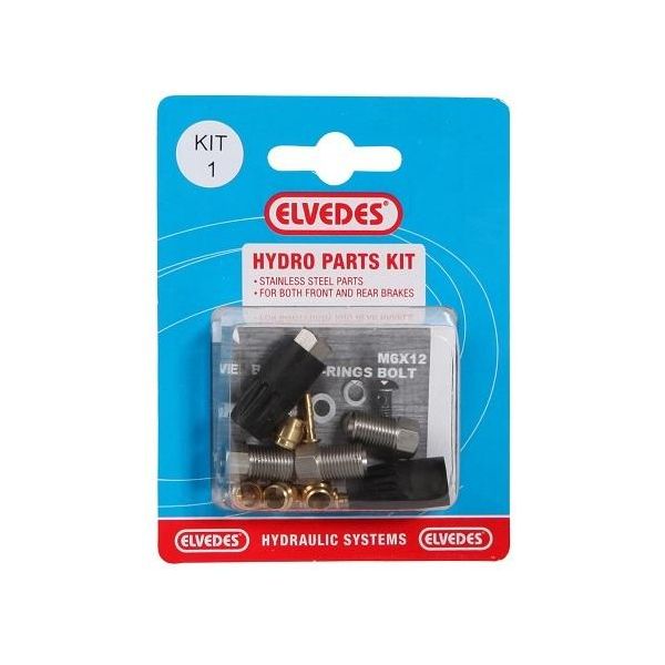 Elvedes M8 + M8 Kit Idraulico Argento Argento Taglia Unica-image