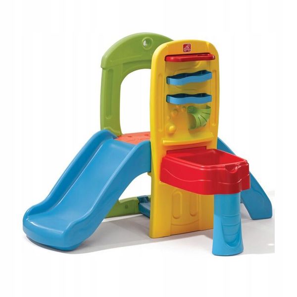 Step2 Play Ball Parco Giochi Con Scivolo E Palline | Struttura In Plastica Per Arrampicata Per Bambini | Scivolo Incl 10 Palline-image
