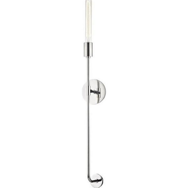Casa Padrino Lampada Da Parete Argento 12,1 X 9,5 X H. 88,9 Cm - Lampada Decorativa Da Soggiorno-image