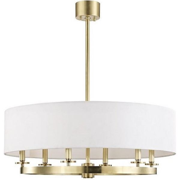Casa Padrino Lampada A Sospensione In Ottone Antico Colorato/Bianco Ø 78 X H. 30,5 Cm - Collezione Luxury-image