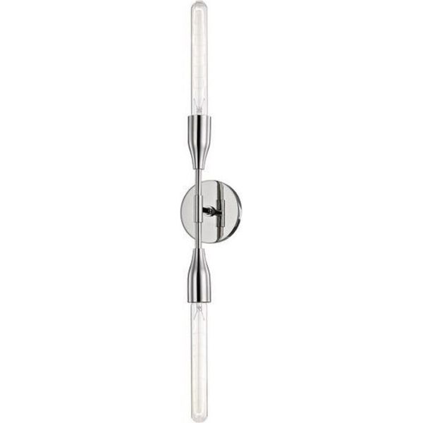 Casa Padrino Doppia Applique Argento 12,1 X 8,9 X H. 76,2 Cm - Collezione Luxury-image