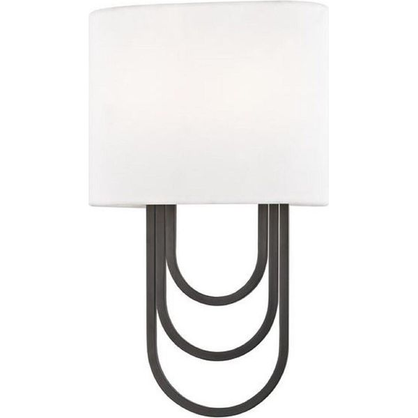 Casa Padrino Lampada Da Parete Bronzo Antico / Bianco 20,3 X 9,5 X H. 34,3 Cm - Lampada Da Parete Di Design Con Paralume-image