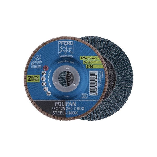 Rondella Dentata Polifan Z Box D.125Mm K.Z-60 Con.Inox Zk Confezione Da 10 Pferd-image