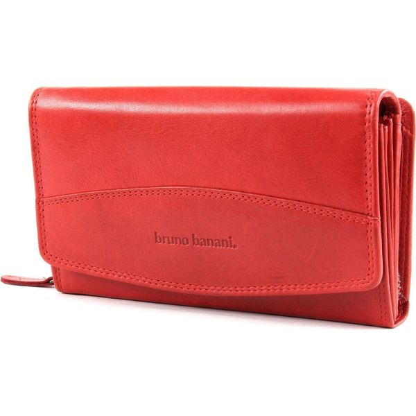 Bruno Banani Pelle Portafoglio Lavato Wallet With Flap Red Rosso-image