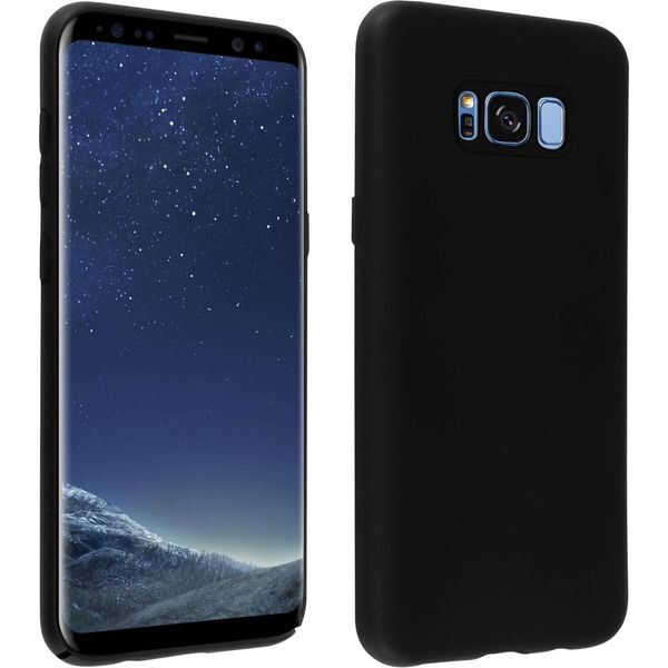 Custodia Semirigida In Silicone Per Cellulare Samsung Galaxy S8 Plus, Soft Touch - Nero-image