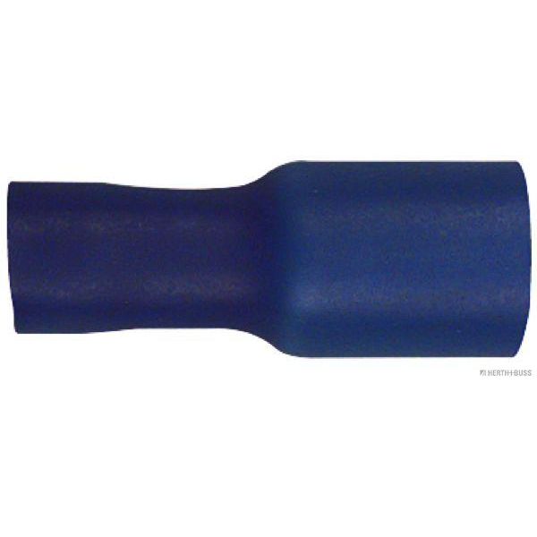 Connettore A Crimpare Isolato Sezione: 1,5 - 2,5 Mm², Dimensione Spina: Ø 5 Mm, Blu (Herth+Buss) Disponibile Solo In Confezioni Da 50 Pezzi, Prezzo Per 100 Pezzi-image