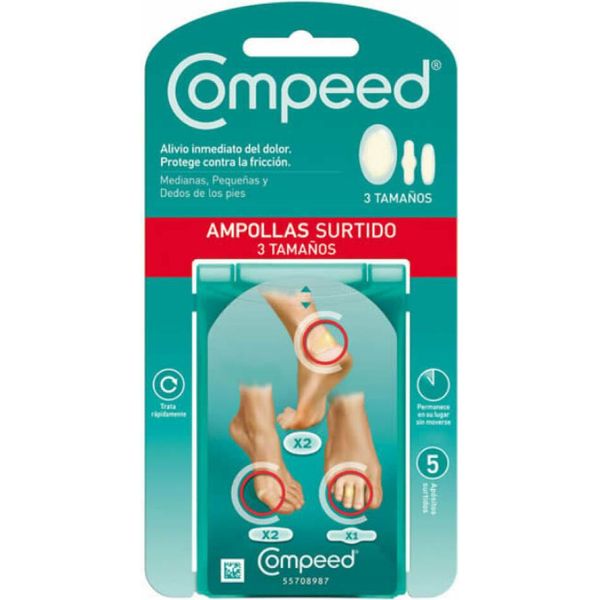Compeed Cerotti Misti Per Vesciche 5 Unità-image