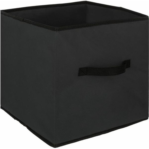 5Five Simply Smart Aufbewahrungskorb Mix N Modul Lane, Pappe, Pp-Kunststoff, Schwarz, 31 X 31 Cm, 130060-image