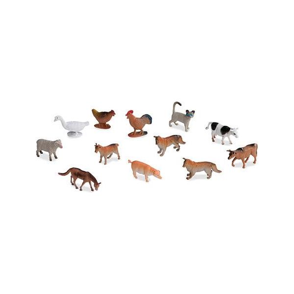 Set Di Figure Di Animali Della Fattoria 60 Pezzi-image