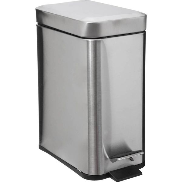 5 Five Simply Smart - Rechteckiger MüLleimer Soft Close Inox 5L-image