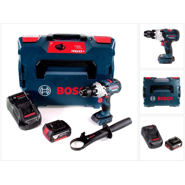 Bosch Gsb 18V-110 C Avvitatore A Percussione A Batteria Professional 18V 110Nm + 1X Batteria 3,0 Ah + Caricabatteria + L-Boxx-image