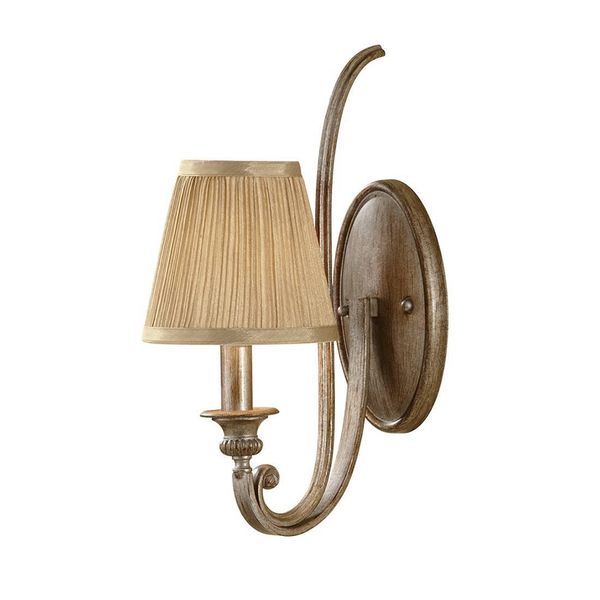 Lampada Da Parete Classica Con Paralume Abbey 1Xe14 40W Feiss-image